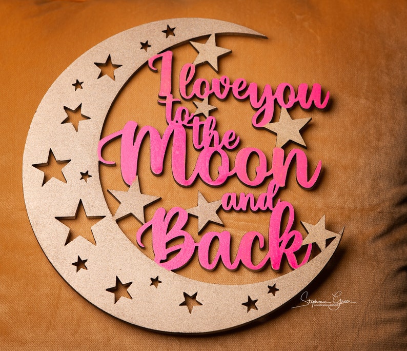 Download I Love You to the Moon and Back SVG file Glowforge cricut ...