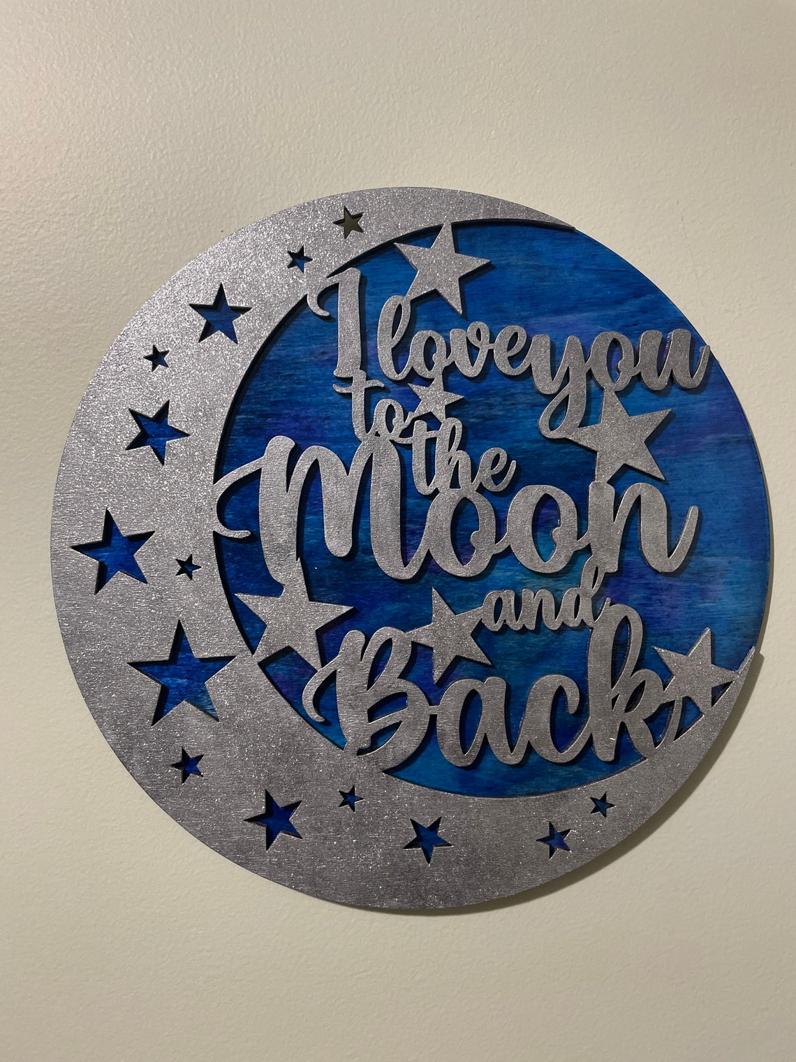 I Love You to the Moon and Back SVG File Glowforge Cricut - Etsy