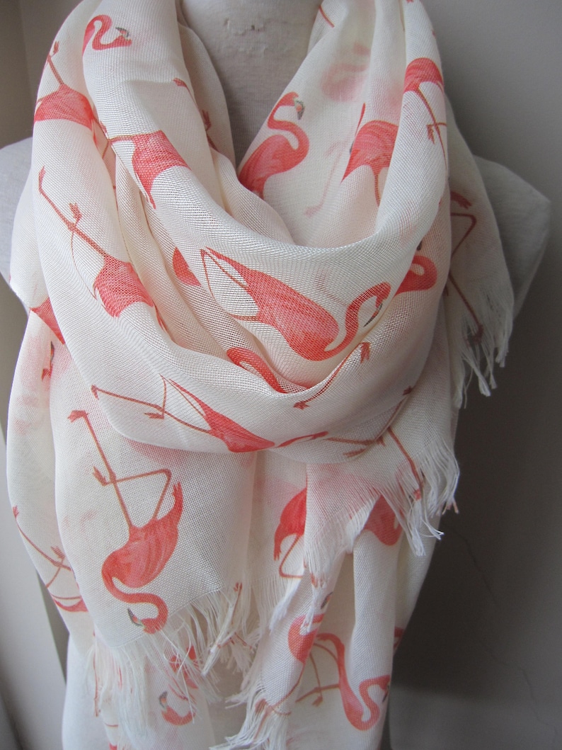 SCARF 200 CM IN FLAMINGO PINK CASHMERE 410225 main image 0