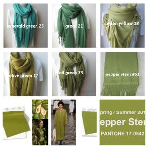 Mustard yellow scarf 2025 fall winter fashion color trends scarves solid Pashmina wraps shawls scarf -women's fashion scarf Selectscarf image 9