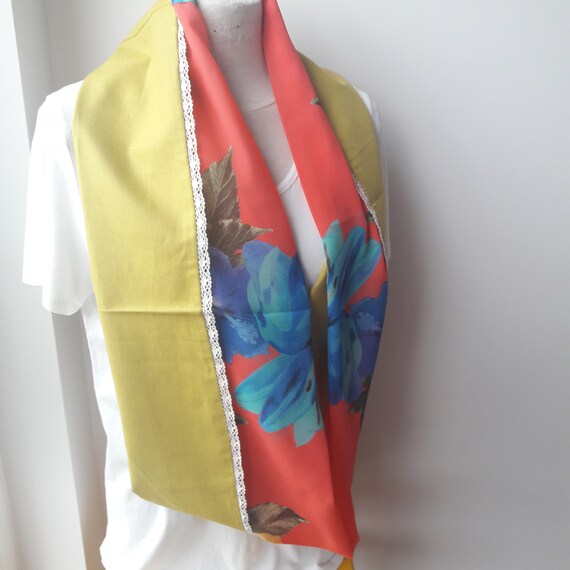 Bufandas SS moda color tendencias-amarillo floral - Etsy España
