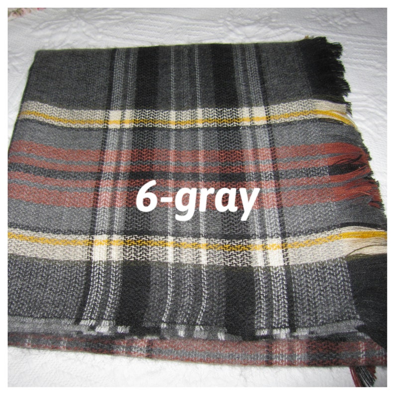 Tartan Scottish Brown Green Plaid Blanket