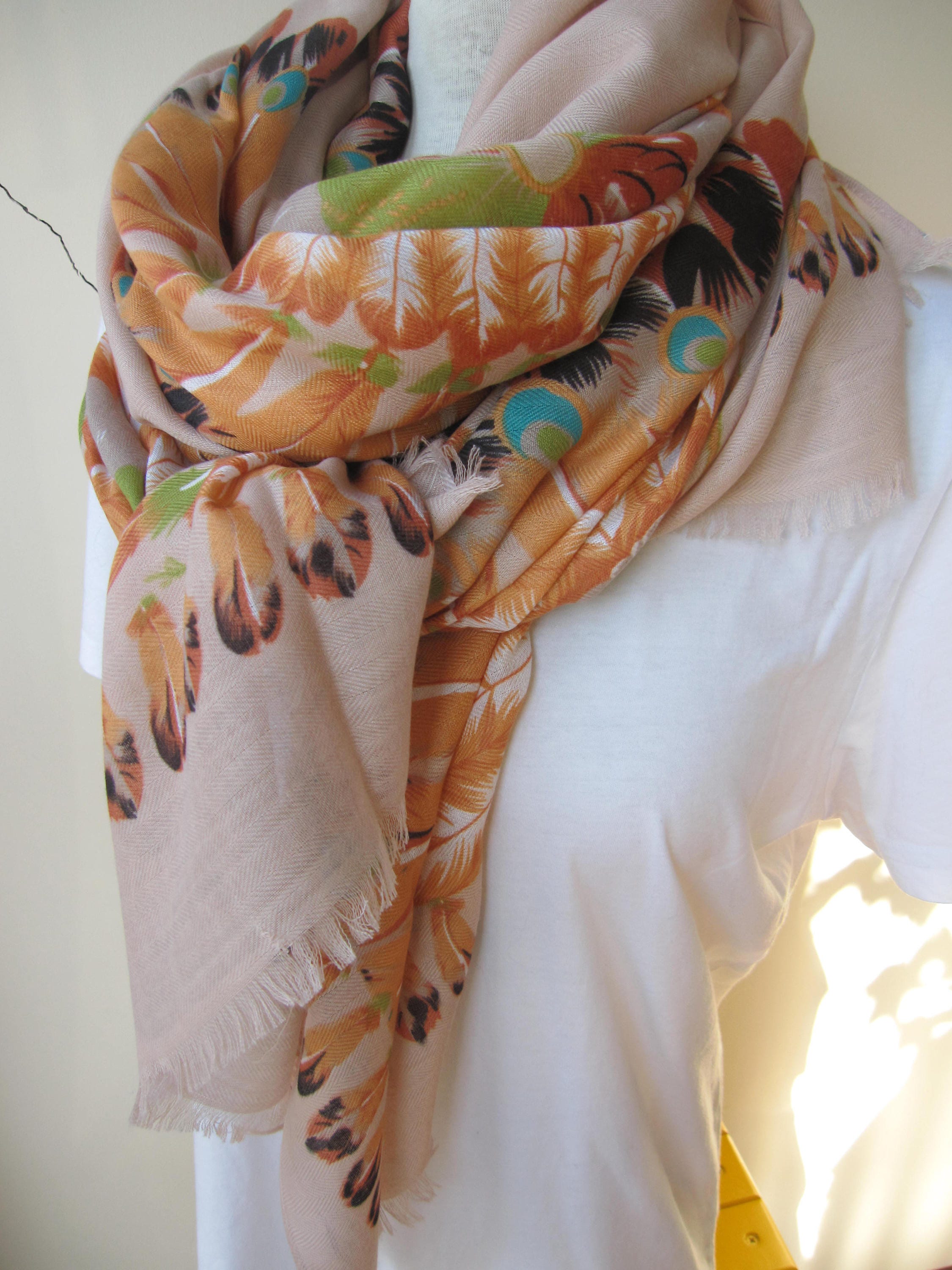 Pashmina Wraps Shawls Scarf Women's Fashion Peacock - Etsy