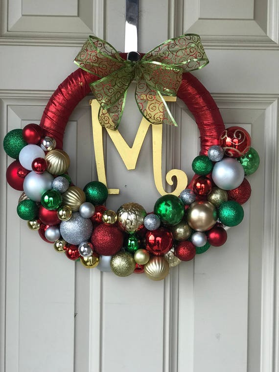 Christmas Ball Wreath For Front Door Christmas Wreath For Etsy Inspiration Decorating Wreath With Christmas Balls Christmas Ball Wreath For Front Door Christmas Wreath For Etsy Inspiration Decorating Wreath With Christmas Balls