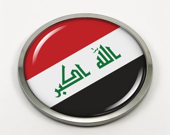 Eco Beast Ecobeast Flag Chrome Emblem Screw On car License plate Decal badge