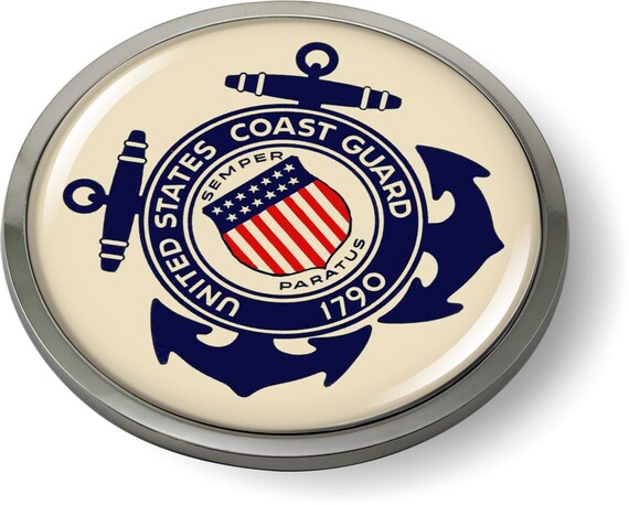 U.S. Navy 3D Emblem Badge - Official Licensed Chrome Metal Sticker