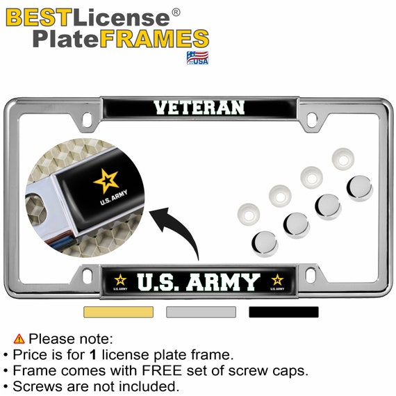Custom Vietnam Veteran Metal License Plate Frame - Djibouti
