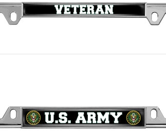 US Army 25th Infantry Aluminum License plate