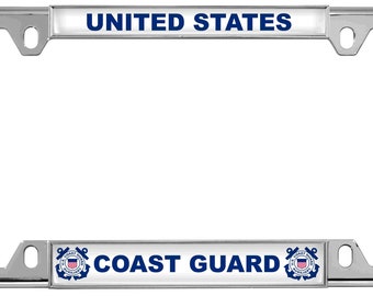 Butler Online Stores US Coast Guard Mom License Plate Frame Bundle with Coast Guard Mom Decal Butler Online Stores US Coast Guard Mom License Plate Frame Bundle with Coast Guard Mom Decal
