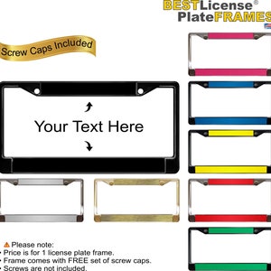 License Plate Frames Bronze