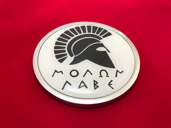 MOLON LABE MOLON LABE Black Heavy Duty Metal License Plate Frame Tag