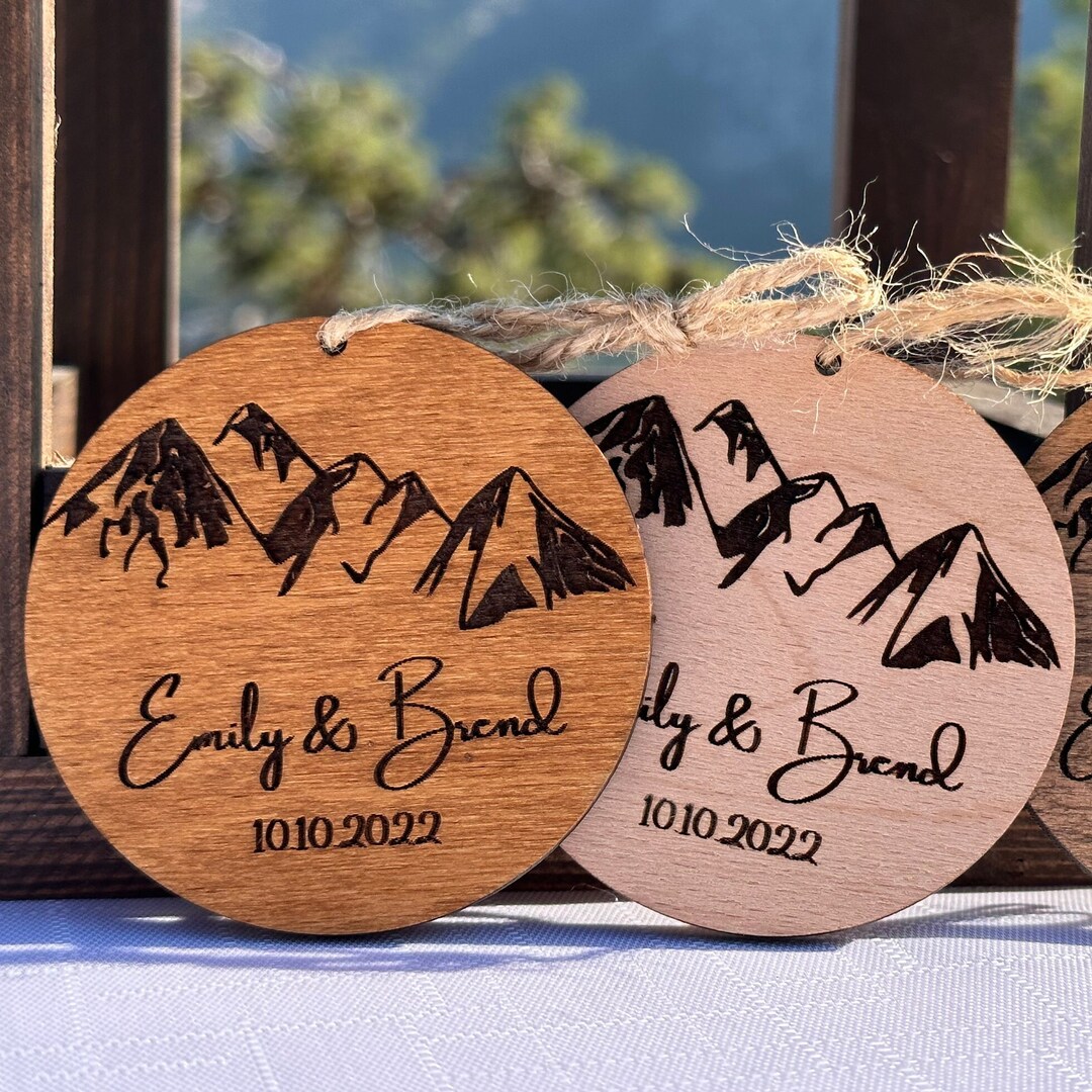 Custom Bulk Christmas Ornaments Wooden Wedding Favors Etsy