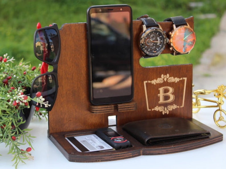 Personalised Gifts For Him Dad Daddy Grandad Papa Mens Phone Holder Stand Gifts
