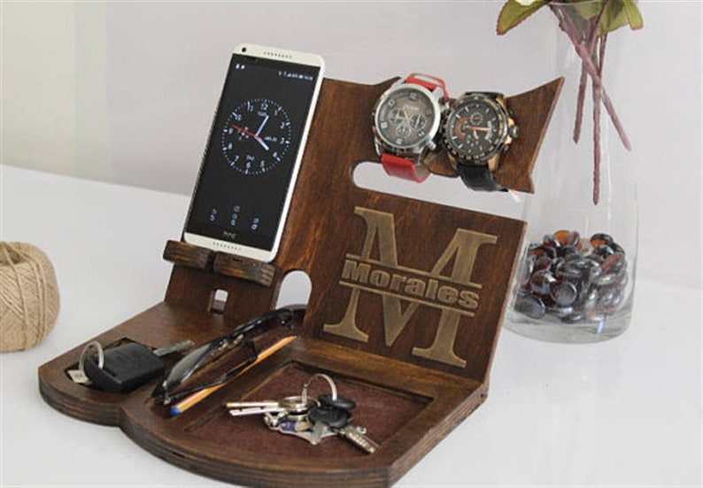 Gift For Men Office Desk Accessories For Men Personalized Gift Etsy