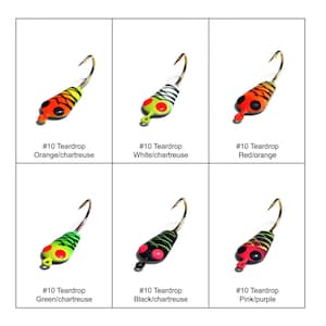 Spitzfire™ Panfish Jigs - #10 Teardrop - Assortment of 6 Jigs