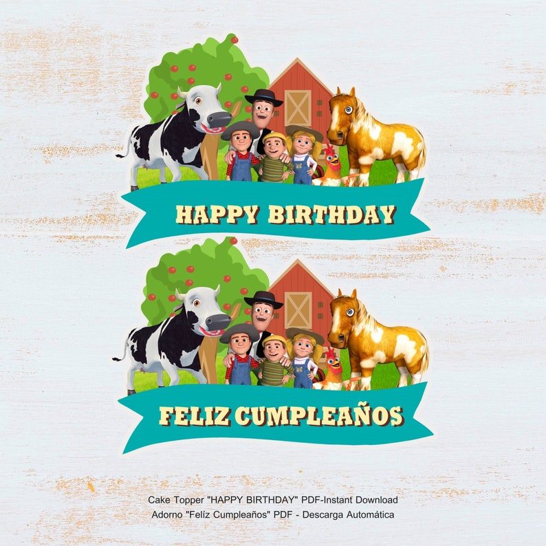 Ver más ideas sobre la granja de zenon, imagenes de la granja,.web La granja de Zenon Cake TOPPERS Adorno de pastel PDF Descarga Etsy