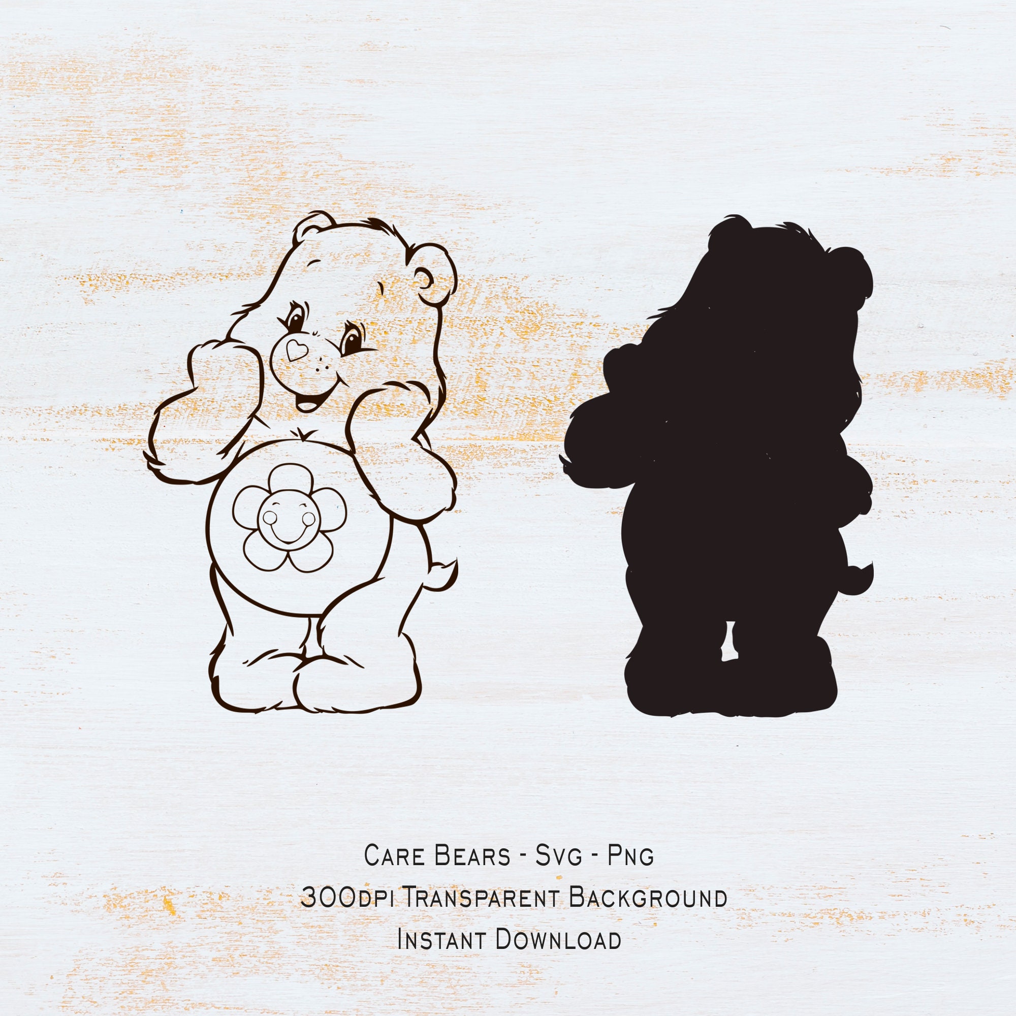 Care Bears PNG SVG Bundle Cutting files for Cricut | Etsy