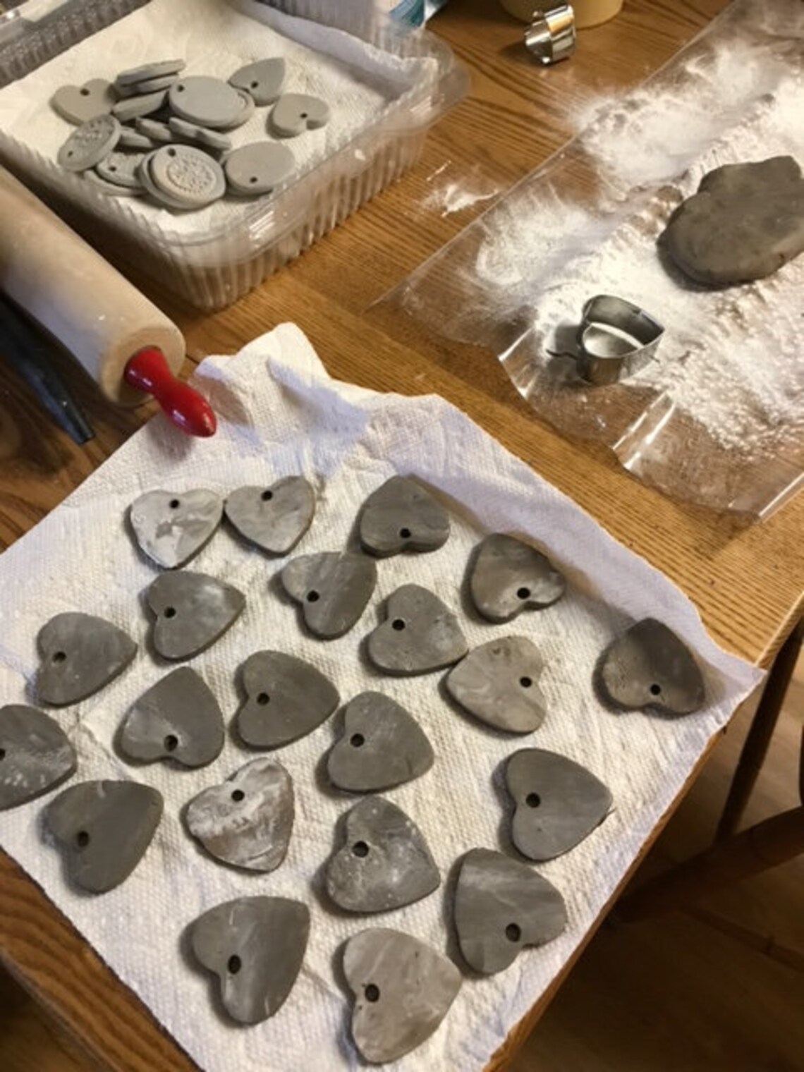 Essential Oil Diffuser Necklace Clay Pendant Kiln Fired Etsy