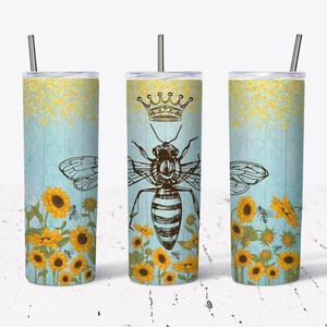 Queen Bee Stainless Steel Tumbler