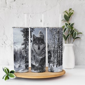 Black and White Work Stainless Steel Tumbler