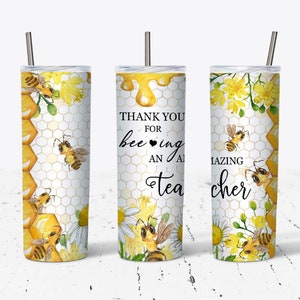 Bee Appreciation Teacher 20oz Stainless Steel Tumbler