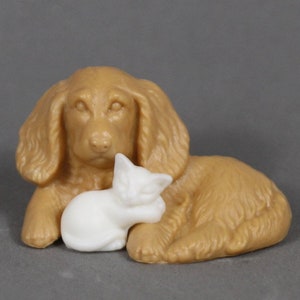 Dog and Kitten Friends, Tierfreundschaften, Animal Friends, Dog and Kitten Kinder Toy, Dog and Kitten Kinder Egg Toy, Dog and Kitten Figures