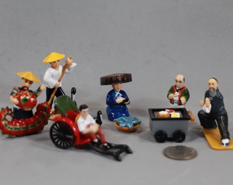 サンタ クロース フィギュア、ビンテージ キンダー トイ、Hier sind