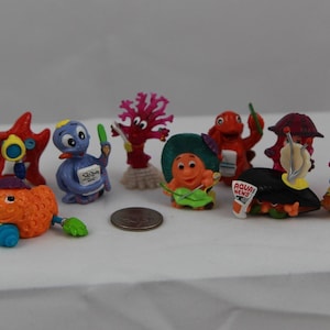 Kinder Egg Aqualand, Aqualand Kinder Egg Set, Kinder Egg Collectible Set, Kinder Egg Underwater City, Kinder Egg Stocking Stuffer, Cake Top
