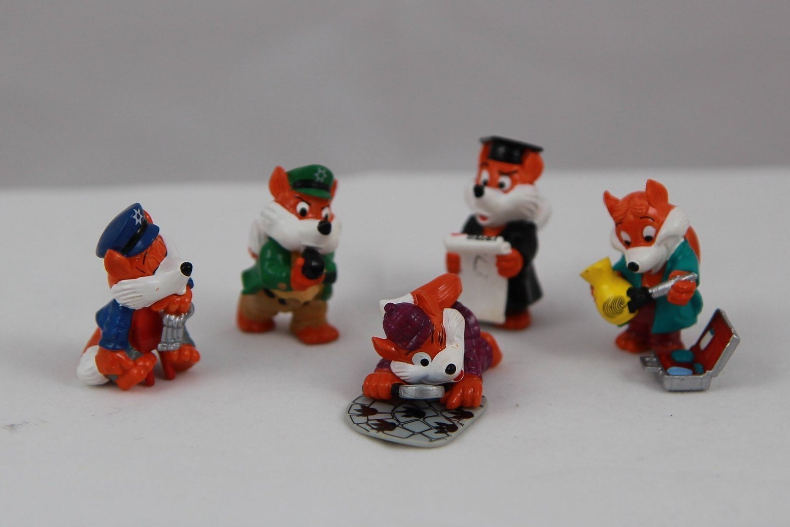 Kinder Egg Fancy Foxes, Kinder Egg Fancy Fuxies, Fancy Foxes Set