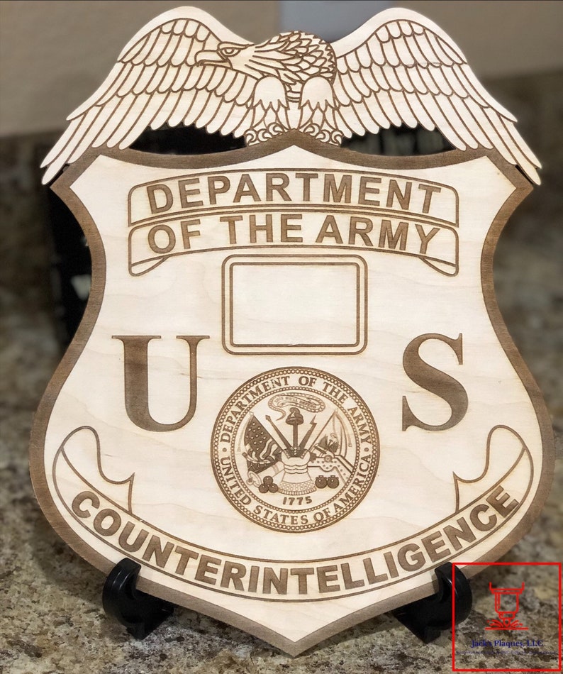U S Department Of The Army Counterintelligence CI Custom Etsy