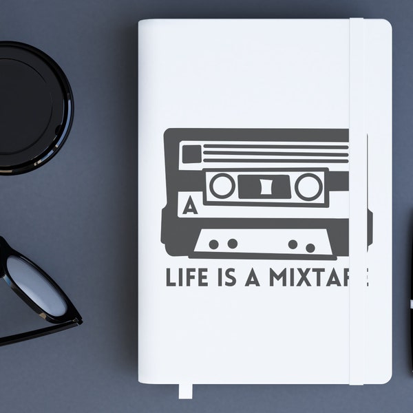 Life Is A Mixtape - Vinyl Sticker - Permanent or Removable Decal