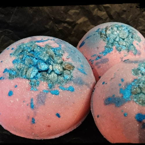 Falling Wishes Star Bath Bomb Blue Bath Bomb Party Gift Etsy