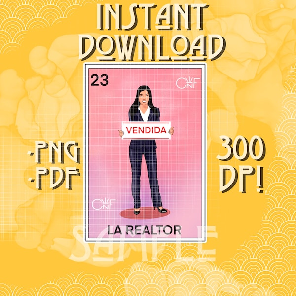 La Realtor png loteria card