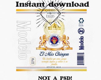 beer blank template- cerveza label en blanco para nombre | cerveza template