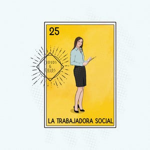 La trabajadora social, trabajadora social png, la trabajadora social pdf, loteria de trabajadora social