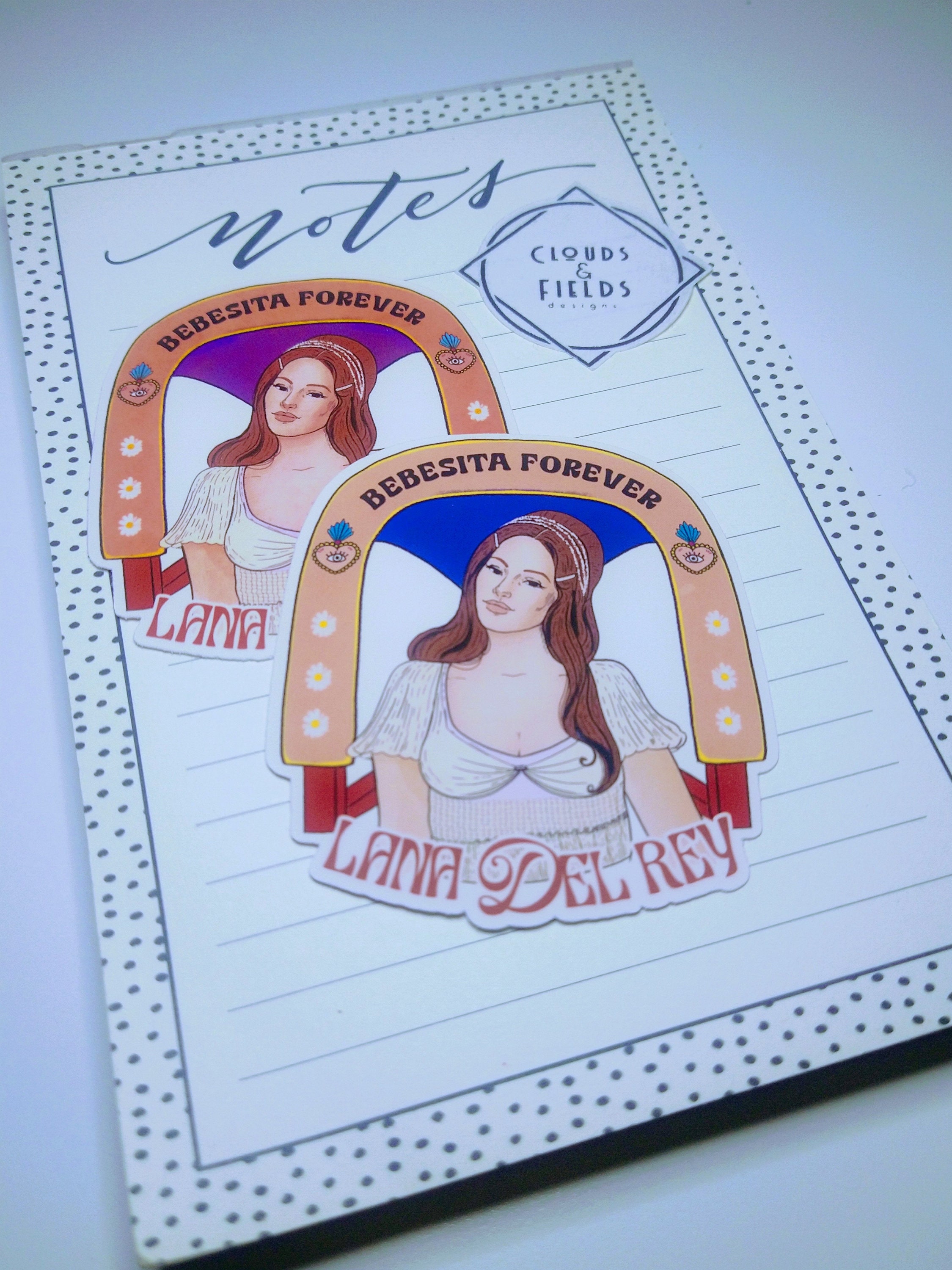  Stickers 20 Pcs Per Pack Lana Aesthetic Del Laptop Rey