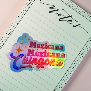Mexicana Chingona sticker