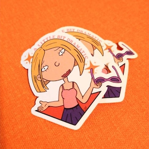 As told by ginger stickers-Courtney -90s stickers-a little bit dramatic