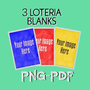 Loteria blank cards / loteria cards
