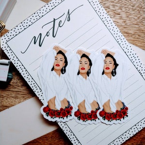 Selena inspired Sticker/ Selena Q