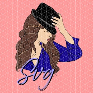 Jenni Rivera SVG colors /  layered svg /mexican svgs