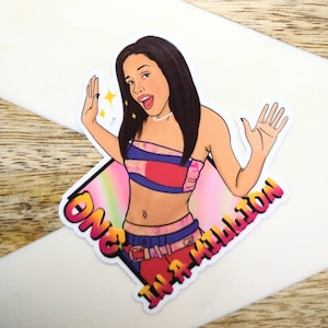 Aaliyah sticker| One in a million| the 90&#39;s Girl| Back to the 90s