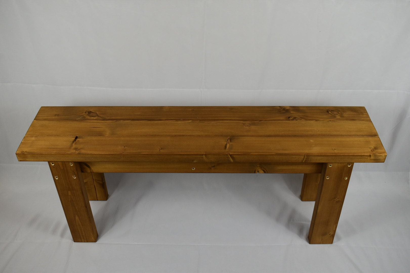 Handmade wooden bench garden kitchen dining bench
