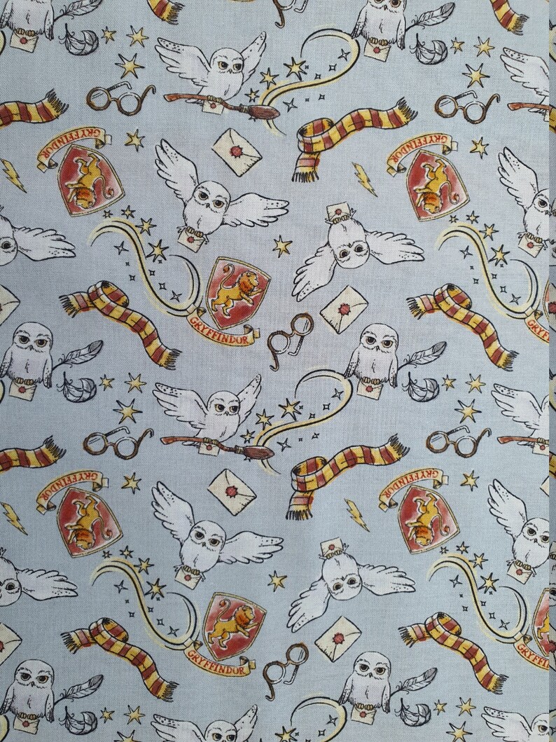 Harry Potter 100 Cotton Fabric Etsy Australia