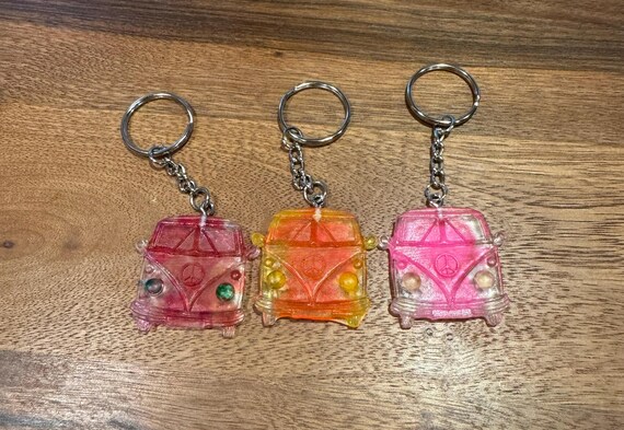 Volkswagen Resin Keychain Volkswagen Bus Resin Keychain Volkswagen Keychain Fun Keychain Car Keychain Birthday Gift Car Lover Vw Bus Etsy