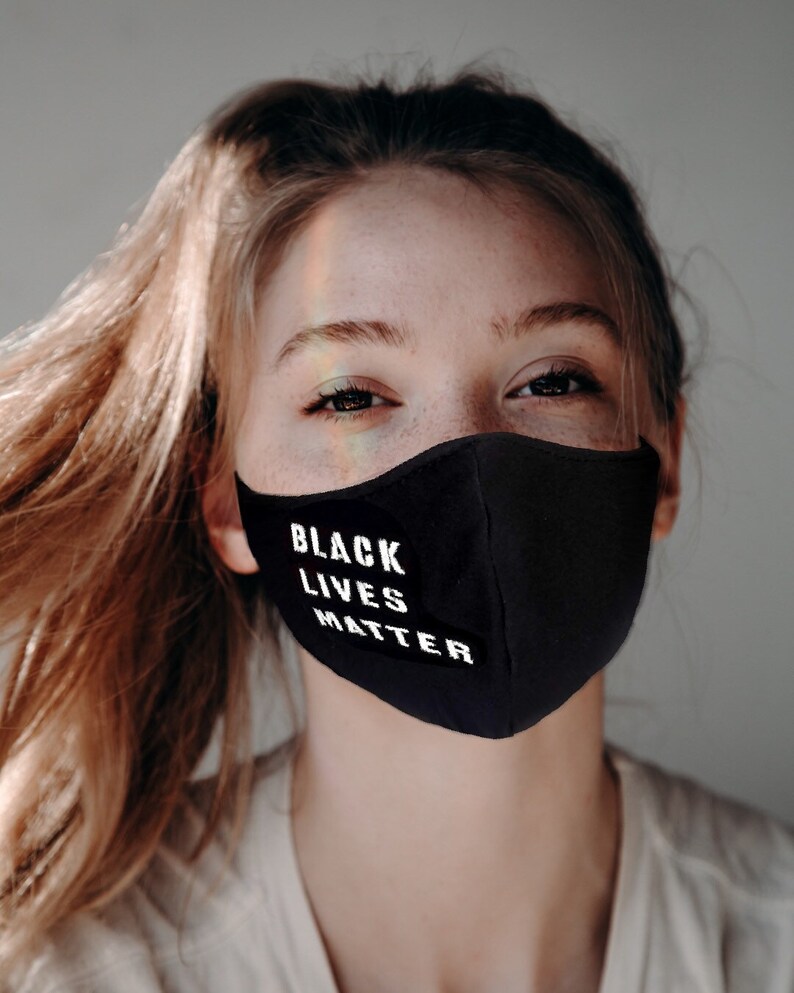 Face Mask Washable Made in USA Black History Month Black Etsy