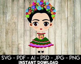 Download Frida Kahlo Svg Etsy