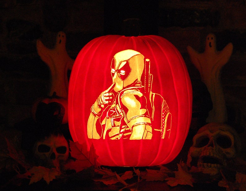 Deadpool Custom Carved Pumpkin Light Included Hand Crafted Etsy deadpool-custom-carved-pumpkin-light-included-hand-crafted-etsy