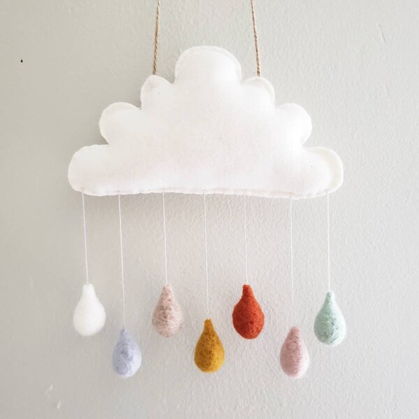 Rainbow Mobile for Nursery Etsy