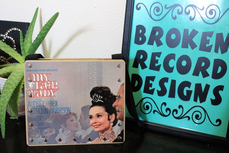 Broken Records Designs My Fair Lady Record Purse Record Handbag Great Gifts Recycled Records Vinyl Purse Vintage Style